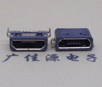 邁克USB防水座子 Micro B型口防水母座 四個(gè)固定腳插板高清圖片展示